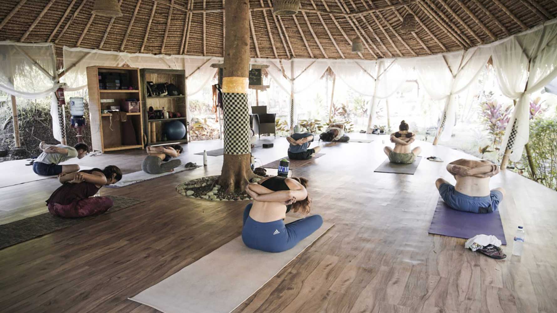 yoga lesson mondo village